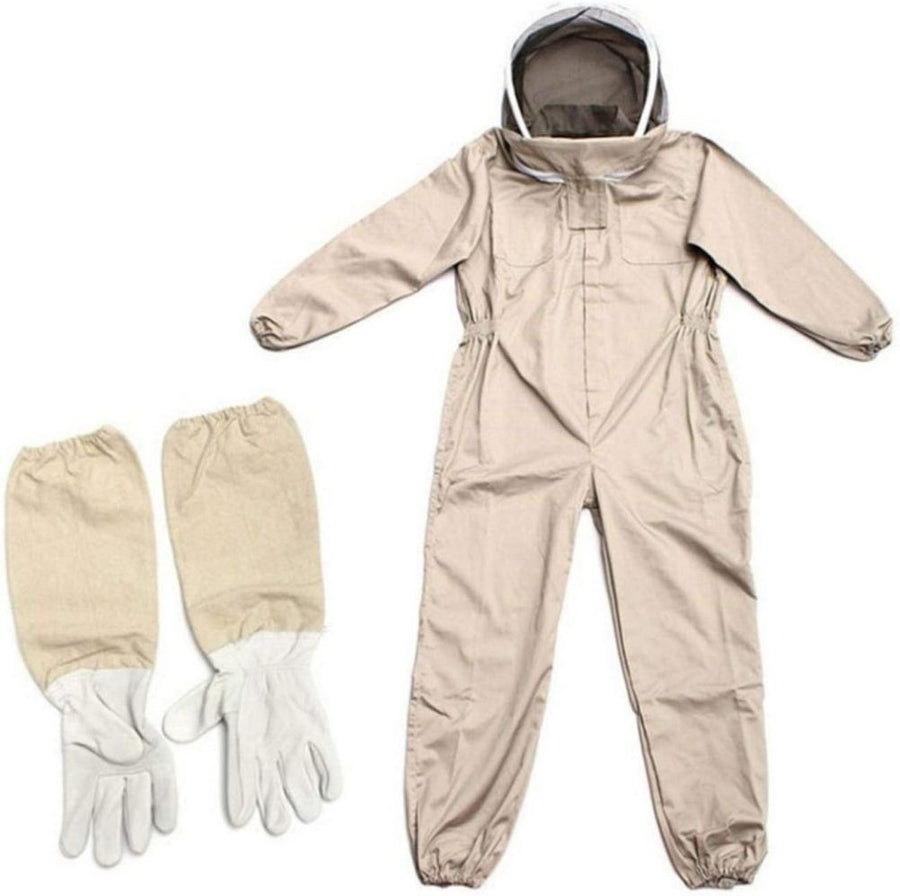 Bee Suit with Gloves Beekeeping Protective Suits Beekeeper Suit Bee Keeper Gear Coveralls Bee Outfit