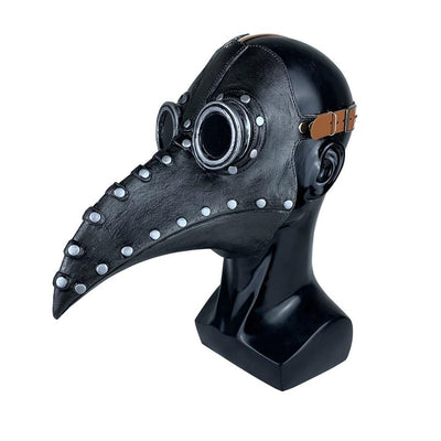 Halloween Beak Face Cover Latex Steampunk Face Cover for Halloween Party Cosplay Costume Dress Up Props Bar Decors