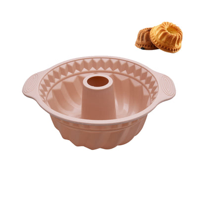 Double Ear Silicone Mousse Cake Mould High Temperature Resistant Cake Pan DIY Cake Baking Tool