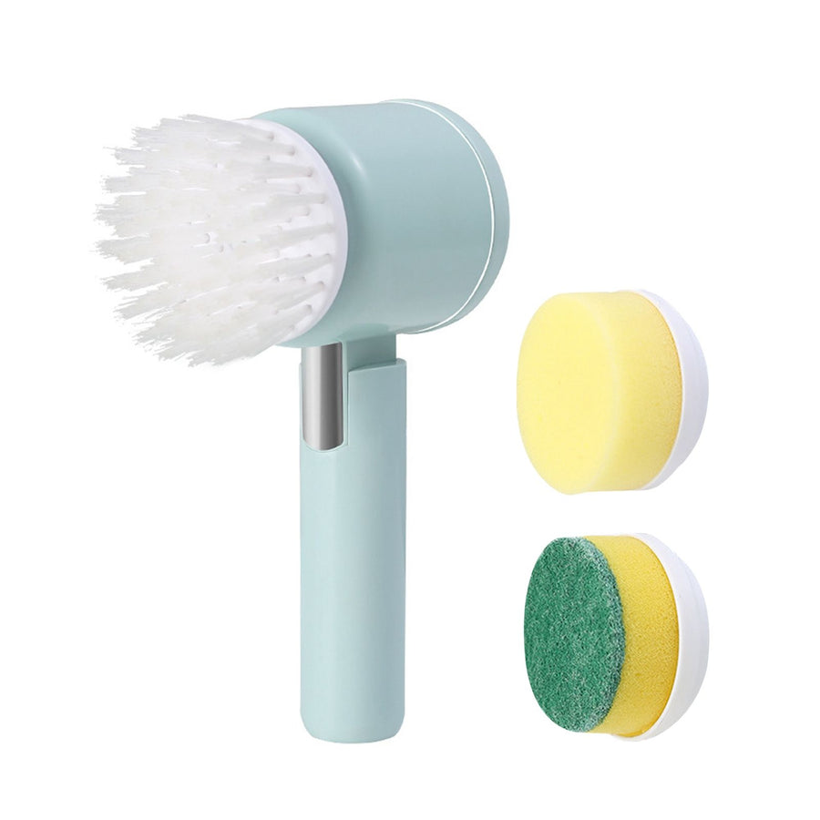 Soap Dispenser Cleaning Scrub Brush Pot Dish Brush with Storage Stand Kitchen Wash Clean Tools