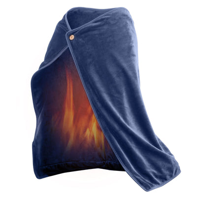 Heated Blanket Heated Shawl Wrap Washable Wearable Blanket Wrap for Camping Office Home