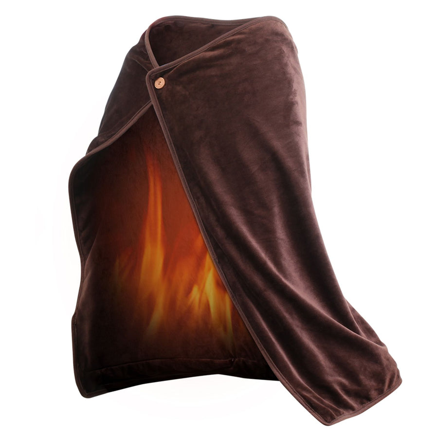 Heated Blanket Heated Shawl Wrap Washable Wearable Blanket Wrap for Camping Office Home