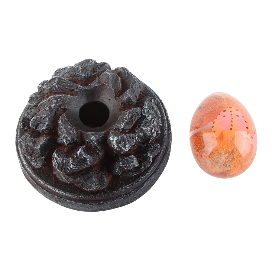 Saurs Dragon Eggs Glowing Resin Lava Saurs Egg Home Ornaments Collections