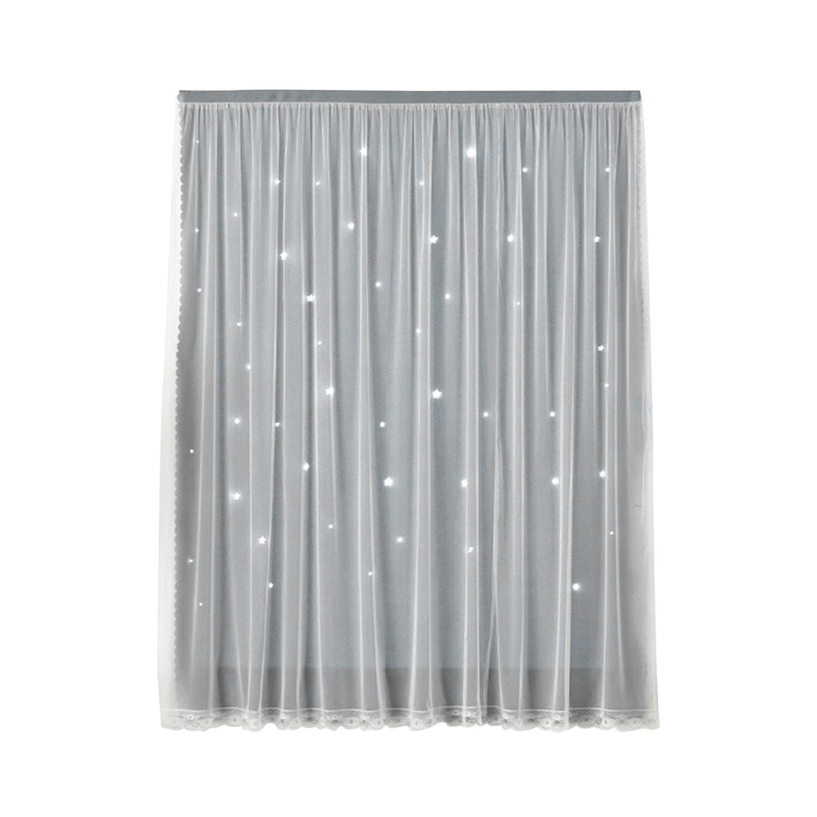 1x1.5m Self Adhesive Portable Blackout Curtains Easy to Install Bedroom Window
