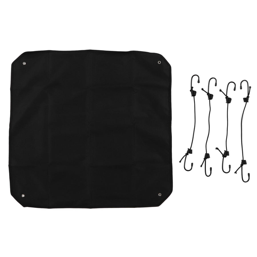 Outdoor Air Conditioner Cover 600D Oxford Cloth Waterproof Dustproof Wearproof Air Conditioner Protective Cover 91x91cm / 35.8x35.8in