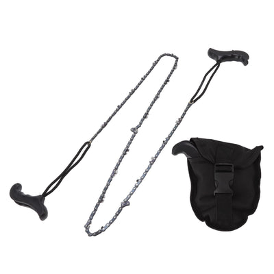 48in Hand Chain Saw Pocket Folding Survival Chain Saw Camping Logging Garden Pruning Tools 64 Links 21 Cutter