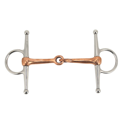 Horse Full Cheek Snaffle Stainless Steel Ring Snaffle Bit for Outdoor Horse Accessories 125mm