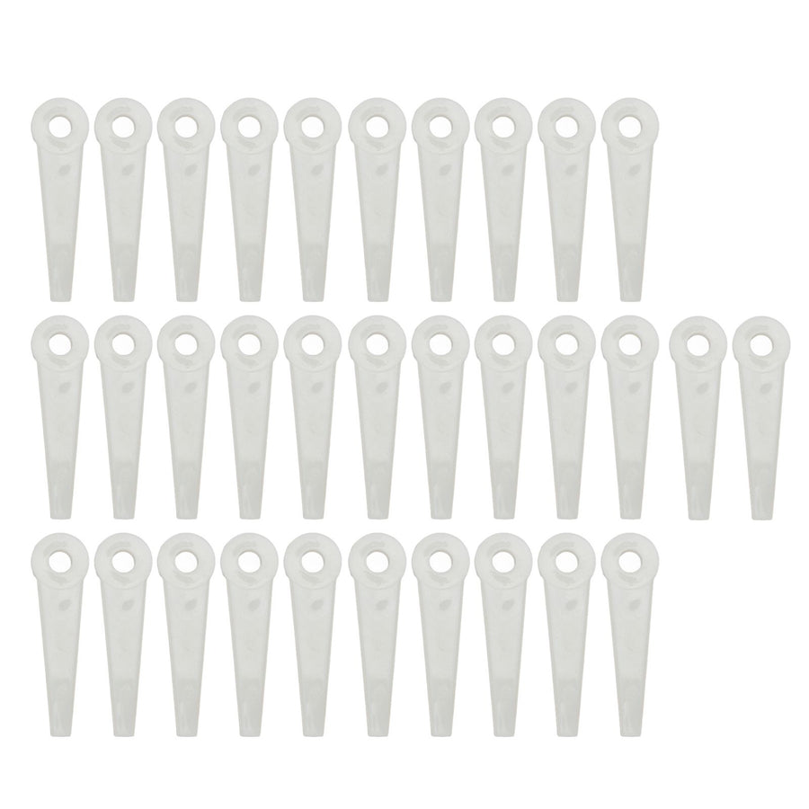32PCS Plastic Cutter Blades Lawn Mower Blade Replacement Grass Trimmer Head Accessories