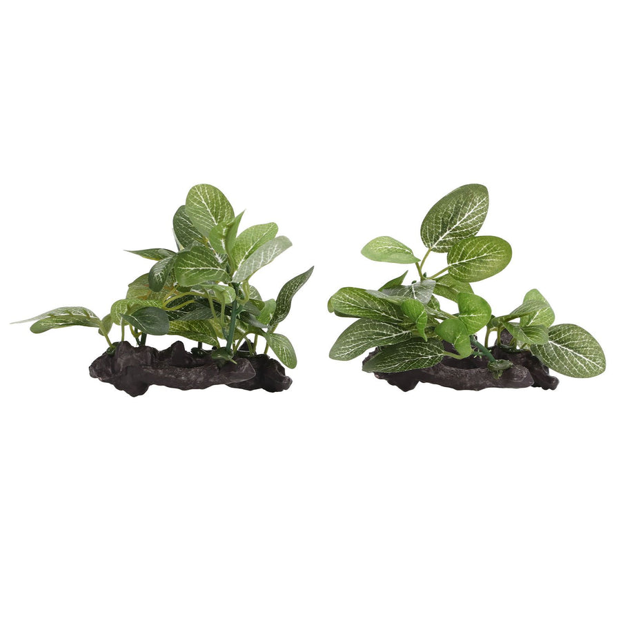 2pcs Aquarium Plants Decorations High Simulation Fish Tank Artificial Landscaping Plants for Fish Tanks Aquariums