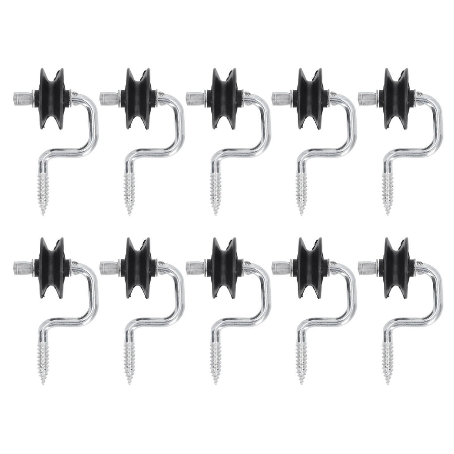 10 Pack Field Electronic Fence Front End Accessories Self Tapping Insulators Screw In Corner Insulators Fixed to Stake Wiring