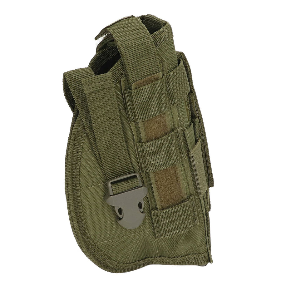 Molle Belt Holster Pouch Military Outdoor Waist Packs Multipurpose Nylon Holster Bag for Hunting Camping Olive Green