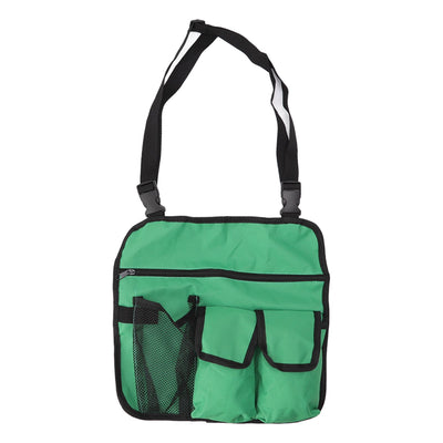 Camping Chair Hanging Bag Waterproof Oxford Cloth Adjustable Portable Beach Chairs Side Storage Bags for Outdoor Green