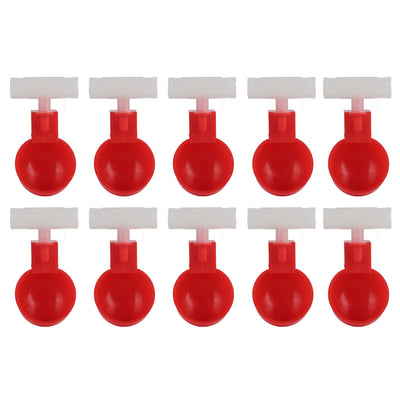 10 Set Chicken Waterer Cups Automatic Filling Prevent Leakage Pigeon Drinking Bowl for Ducks Birds G1/2
