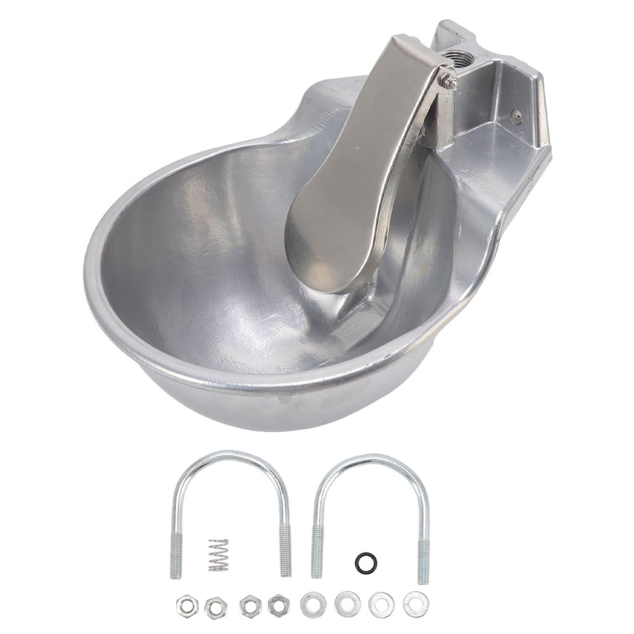 Automatic Livestock Drinking Bowl Aluminium Alloy Thickened Robust Drinking Sink for Cat Sheep Dog Cattle