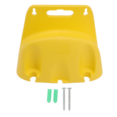Wall Mounted Water Pipe Reel Bracket Hose Pipe Hanger Water Hose Storage Reel Holder for 20m Tube Winding Yellow