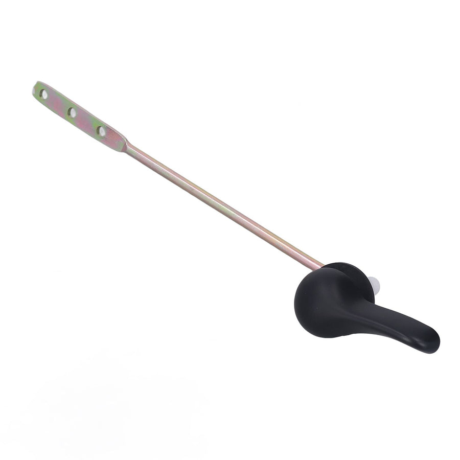 Side Mount Toilet Handle Zinc Alloy Black Toilet Flush Handle Replacement for Home Bathroom