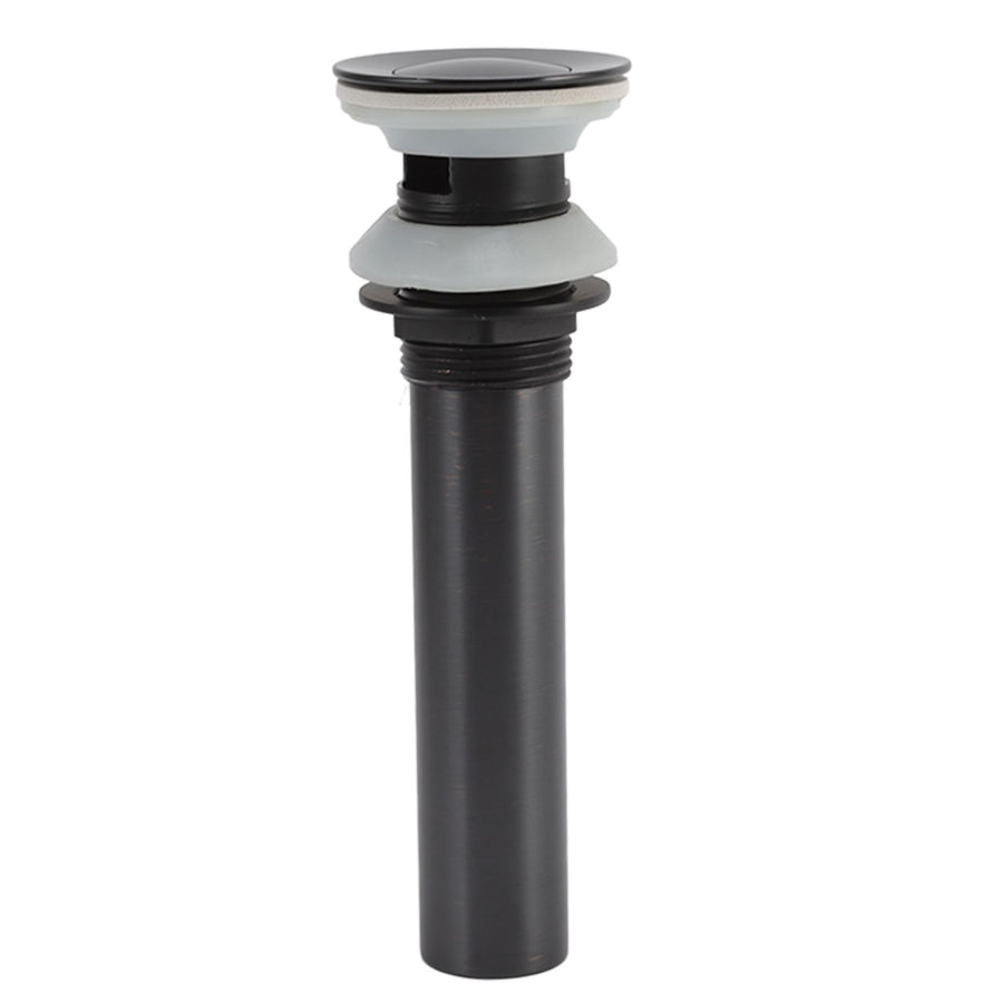 Bathroom Basin Sink Drain Brass Stainless Steel Pop Up Draining Stopper Kitchen Accessories With Overflow Hole