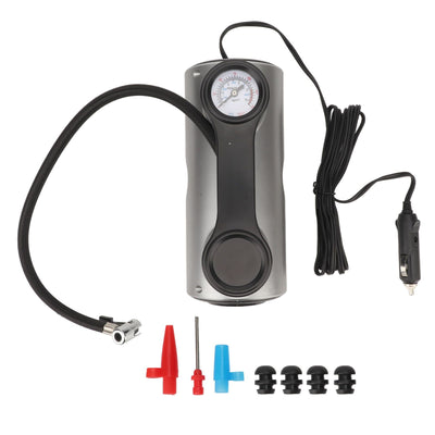 Car Air Pump Smart Portable Electric Air Pump 19 Cylinder Automatic Start Stop Inflator 12V (Wired Pointer Model)