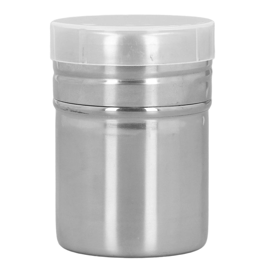 Coffee Powder Sieve Shaker Stainless Steel Cocoa Shaker Moistureproof Powder Sifter Cylinder with Lid