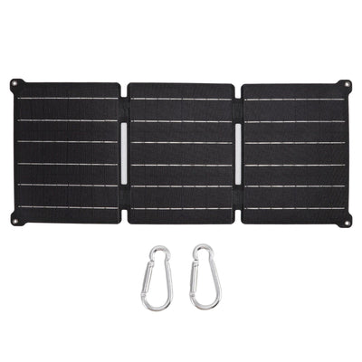 21W Foldable Solar Panel IPX6 Waterproof USB DC Output Portable Solar Cell Charger for Phone Mobile Power 5V 12V