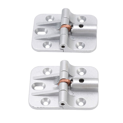 2Pcs 90 Degree Positioning Wardrobe Door Hinge Zinc Alloy 180 Degree Limit Door Hinges for Cabinets Cupboard