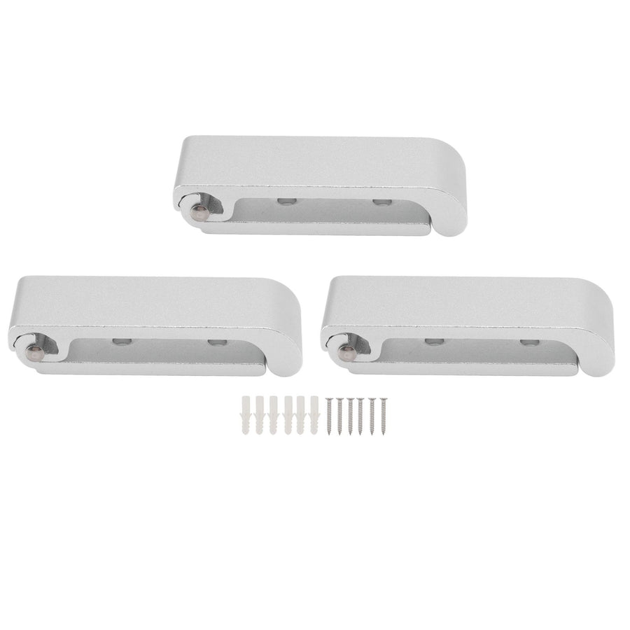 3Pcs Folding Coat Hooks Aluminum Alloy Foldable Wall Hook for Office Bedroom Living Room Dining Room Kitchen Bathroom