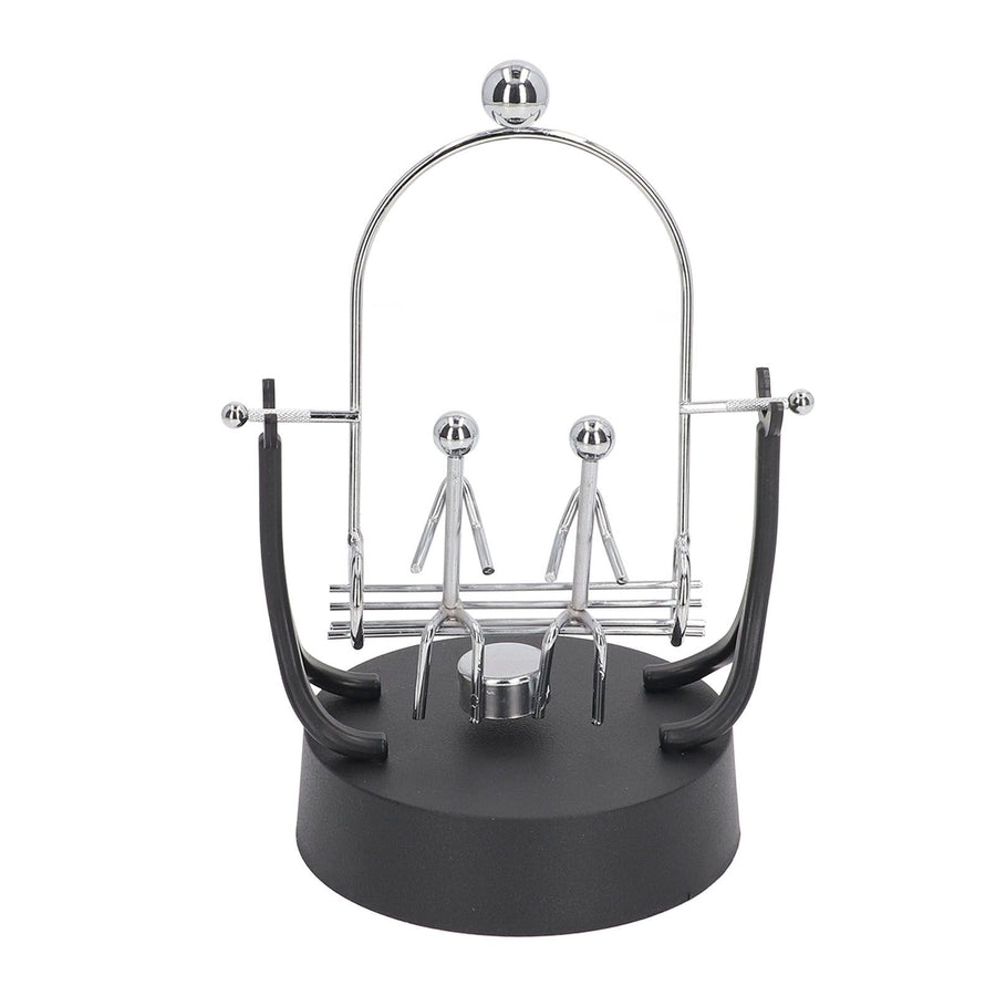 Perpetual Motion Machine Couples Swing Shape Iron Art Electroplating Perpetual Motion Model for Office Desk