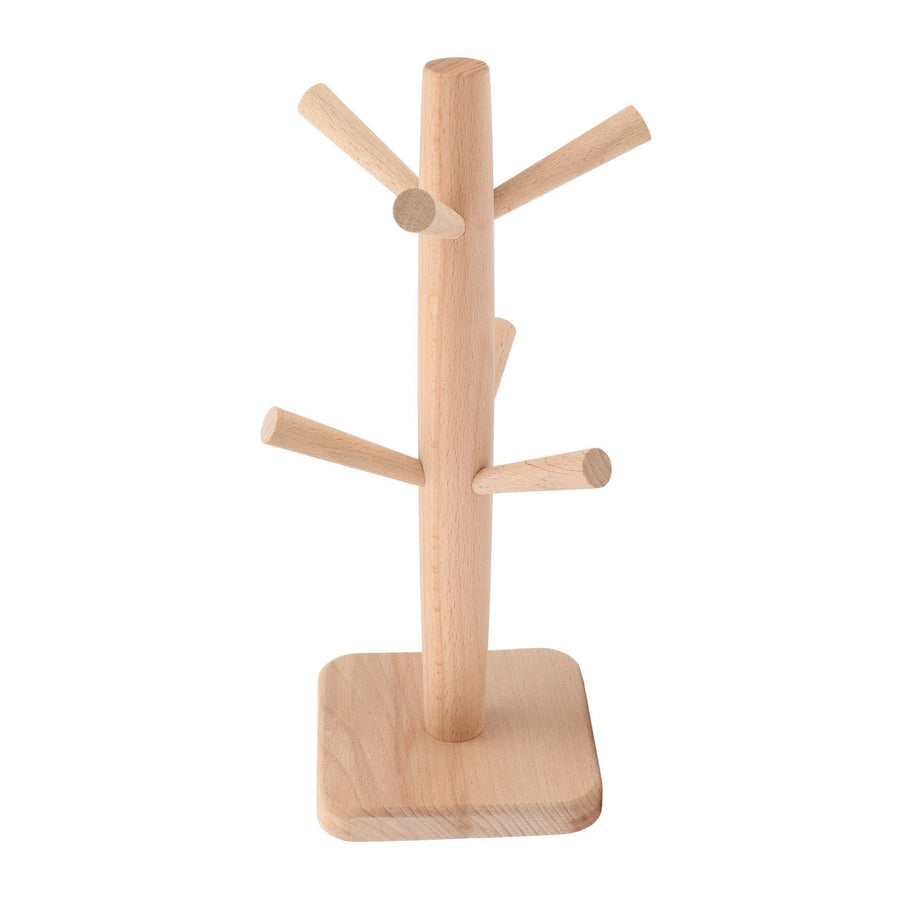 Coffee Cup Holder Beech Furrow Design in Bulk Mug Tree Cup Storage Rack for Kitchen Home