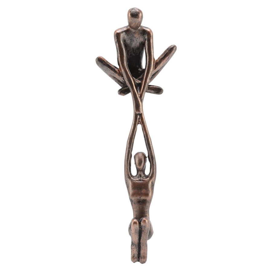 Lover Sculpture Ornament Resin Abstract Art Statue Couple Man Lifting Woman Dancing Figurine