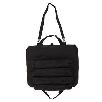 Roll Up Tool Bag Multi Purpose Tool Pouch Portable Multi Pocket Hanging Foldable Wrench Storage Carrier Black