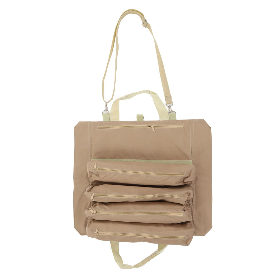 Roll Up Tool Bag Multi Purpose Tool Pouch Portable Multi Pocket Hanging Foldable Wrench Storage Carrier Khaki
