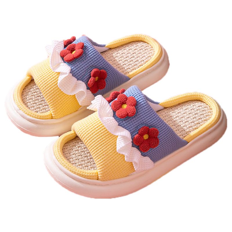 Slipper Comfortable Quick Drying Breathable Skidproof Women Sandal for Home Bedroom Yellow 36/37 for 35-36