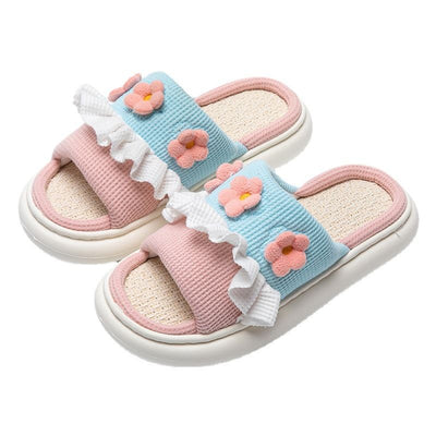 Slipper Comfortable Quick Drying Breathable Skidproof Women Sandal for Home Bedroom Pink 38/39 for 37-38