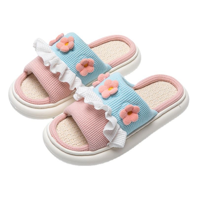 Slipper Comfortable Quick Drying Breathable Skidproof Women Sandal for Home Bedroom Pink 38/39 for 37-38
