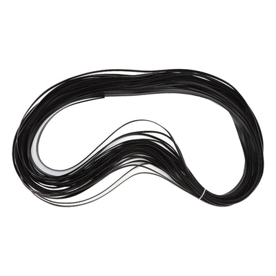 Wicker Repair Kit Plastic Patio Chair Table Sofa Synthetic Rattan Material for Furniture Black