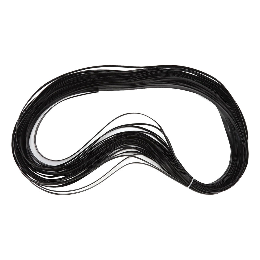 Wicker Repair Kit Plastic Patio Chair Table Sofa Synthetic Rattan Material for Furniture Black