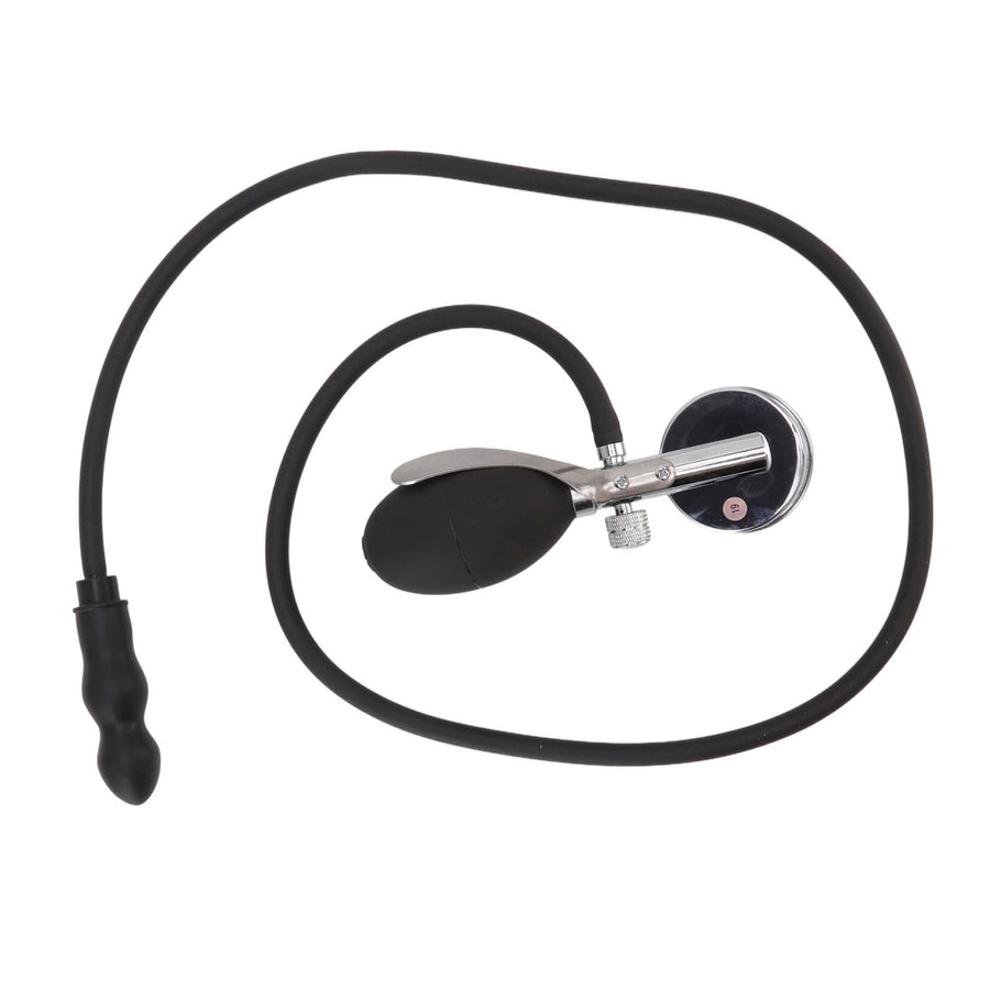 Vagina Ball Pressure Gauge Inflatable Anal Plug Vagina Relaxation Pressure Gauge for Women