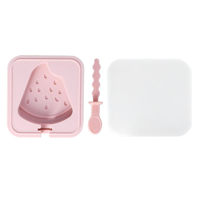 Popsicle Molds Reusable Stackable DIY Silicone Ice Cream Popsicle Cakesickle Molds Kitchen Tools with Lid Stick Watermelon