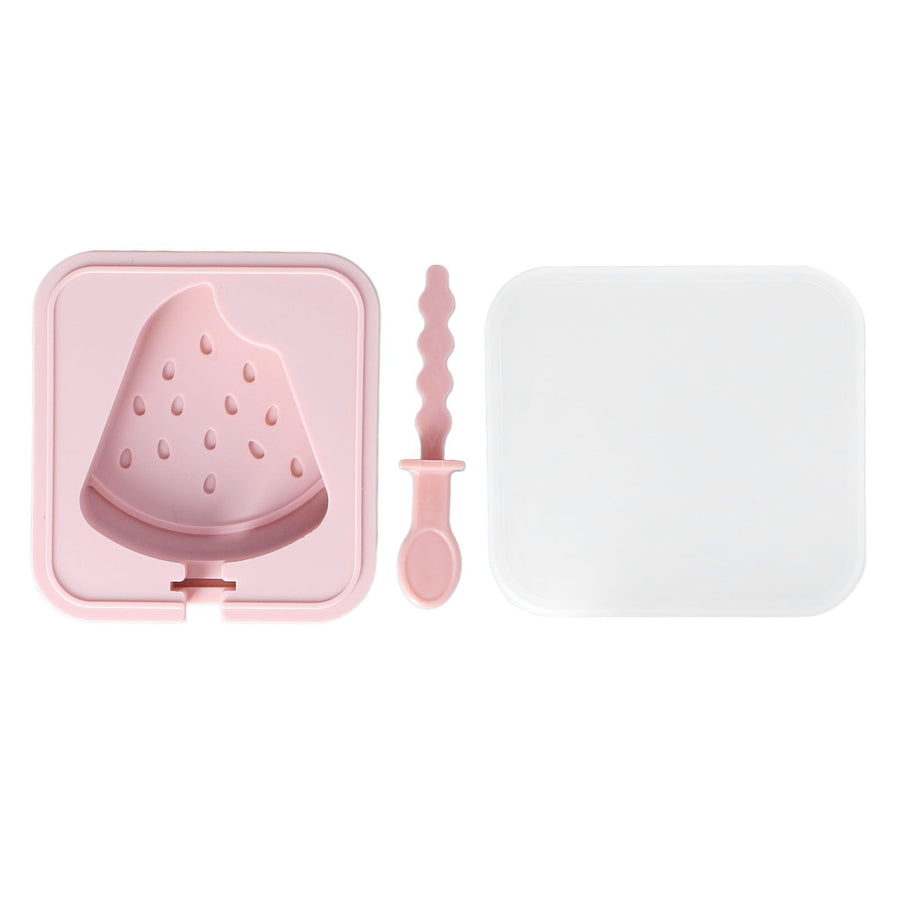 Popsicle Molds Reusable Stackable DIY Silicone Ice Cream Popsicle Cakesickle Molds Kitchen Tools with Lid Stick Watermelon
