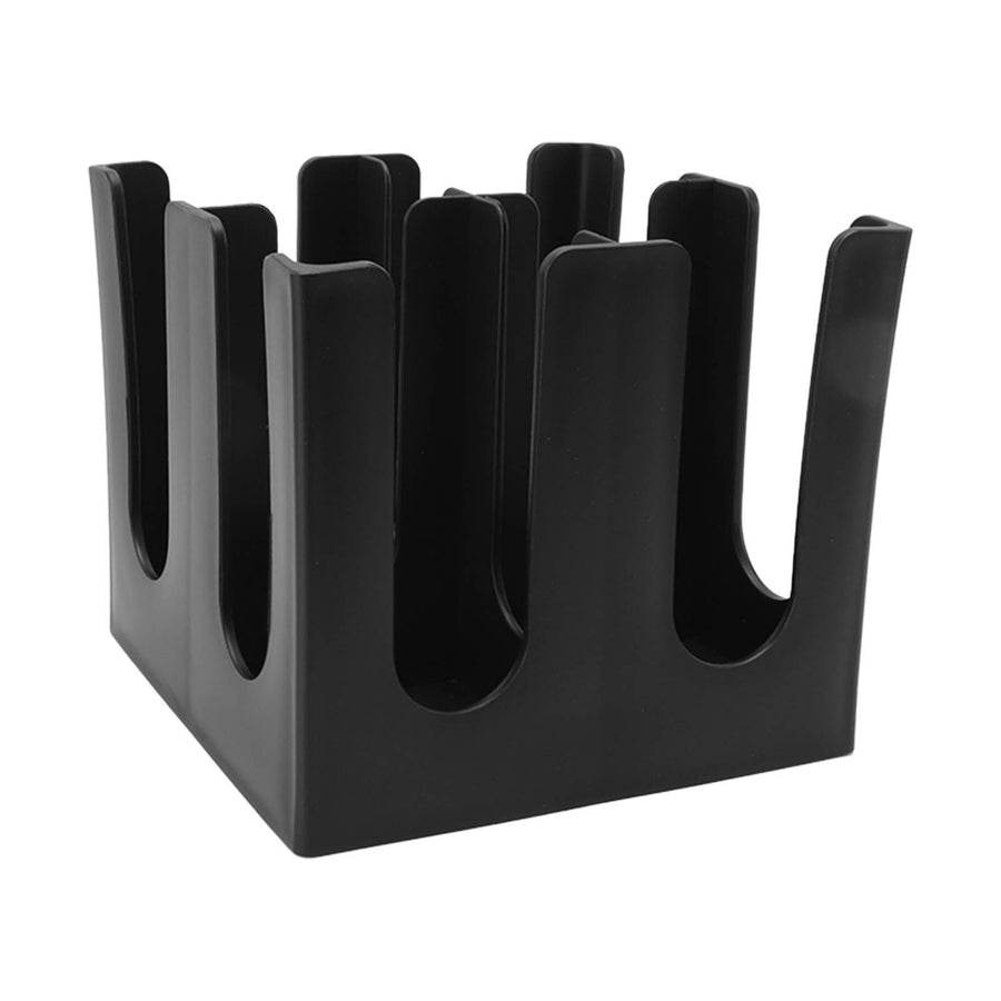 Square 4 Grids Disposable Coffee Cup Dispenser Organizer Plastic Cup and Lid Organizer for Restaurant Offices Coffee Shops Lounges