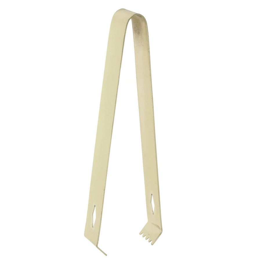 Cocktail Tong Thickened Rhombus Stainless Steel Food Ice Sugar Cube Tong for Bar Gold Plating