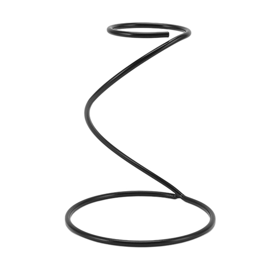 Black Spiral Coffee Dripper Stand Metal Filter Frame Holder Rack Hand Drip Pour Over Coffee Brewer Holder
