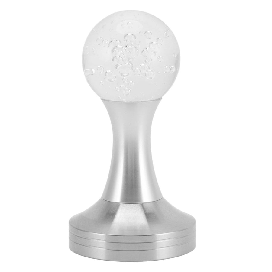 Crystal Ball Coffee Powder Tamper Stainless Steel Base Coffee Press Hammer for Kitchen Cafe Silver Pillar 58mm / 2.3in
