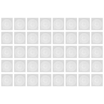 40PCS Coffee Aluminum Foils Lids Reusable Coffee Capsule Foil Sealing Stickers for Home Cafe
