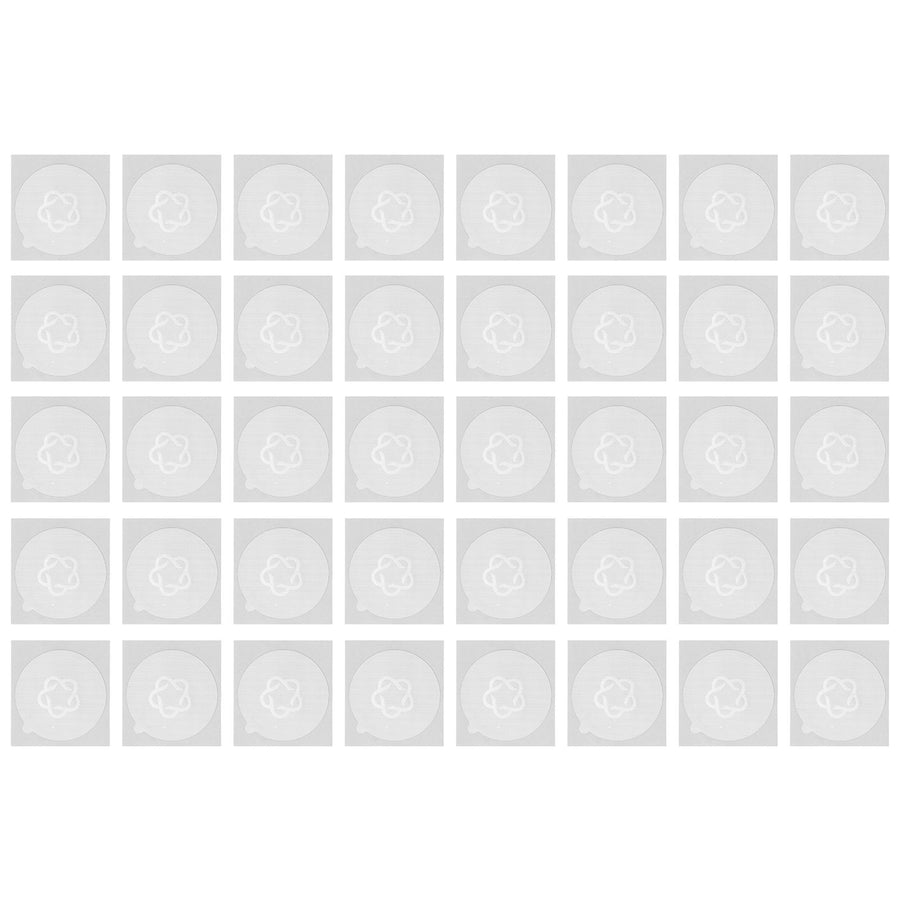 40PCS Coffee Aluminum Foils Lids Reusable Coffee Capsule Foil Sealing Stickers for Home Cafe