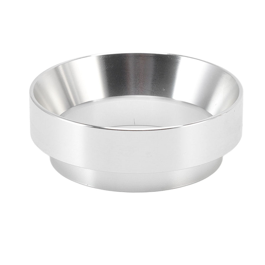 51mm Dosing Funnel Anti Flying Powder Aluminum Alloy Universal Dosing Rings with Magnetic for Household Coffee Shop Silver