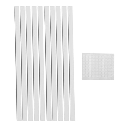 Coffee Capsule Holder DIY Adhesive Coffee Pods Storage Counter Mounted Coffee Pod Holder for Nespresso White