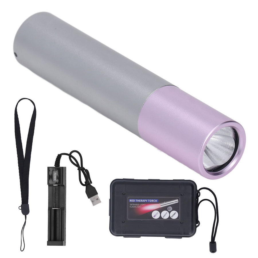 Near Infrared Lighting Treatment Torch 630 660 850nm Purple Cover LED Red Lighting Treatment Device