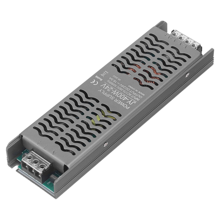 LED Driver 400W DC 24V IP20 Protection Fast Heat Dissipation LED Transformer LED Power Driver AC 175‑260V