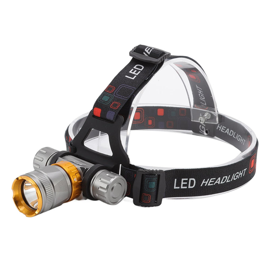 LED Diving Headlight Aluminum Alloy IPX8 Waterproof Super Bright 1500LM 5 Modes Light Weight LED Head Light for Swimming